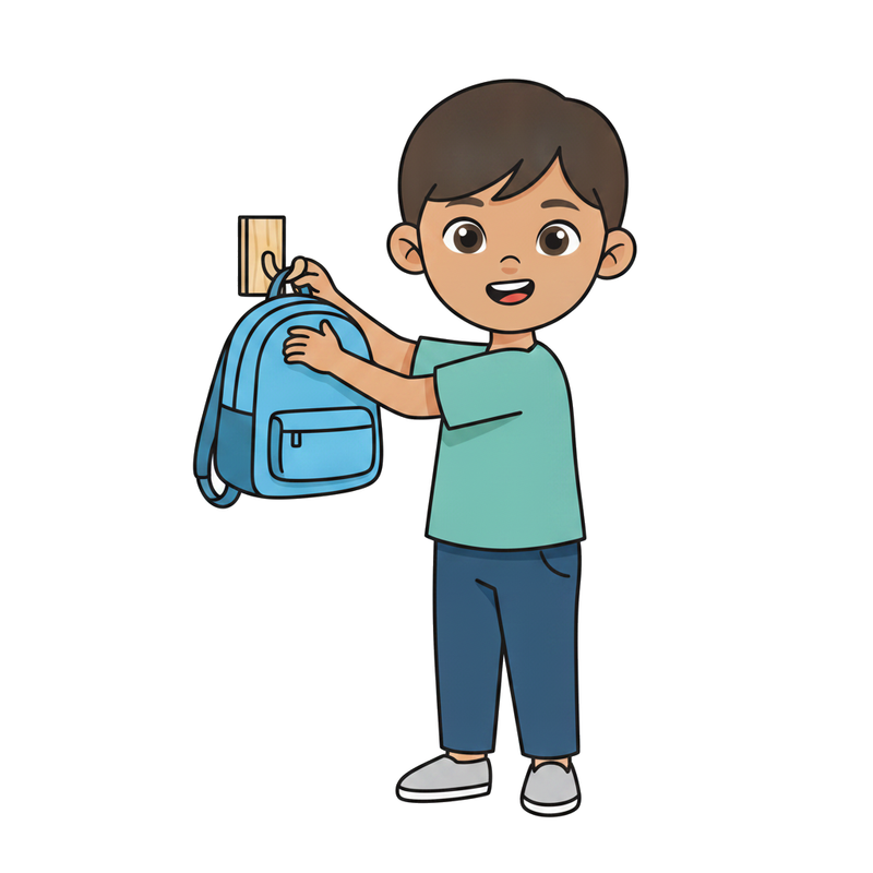 Chegar à escola de manhã