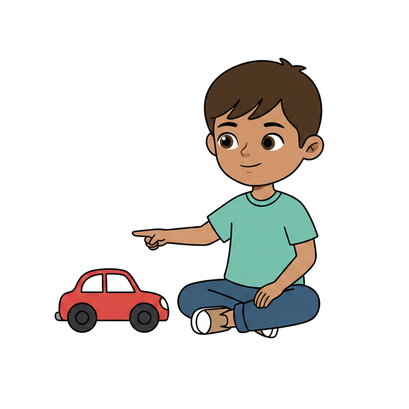 Apontar para o que quer