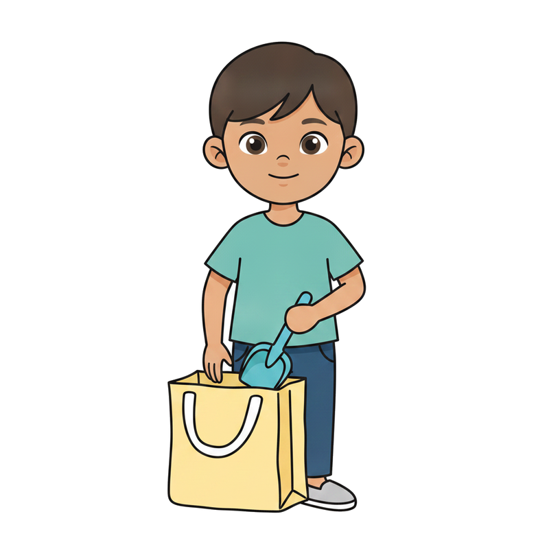 Empacar la bolsa de playa