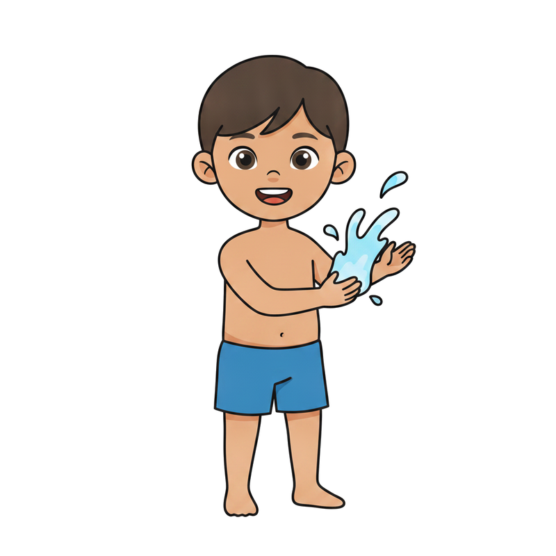 Play in the water