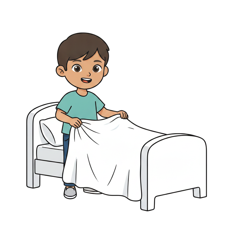 Hacer la cama