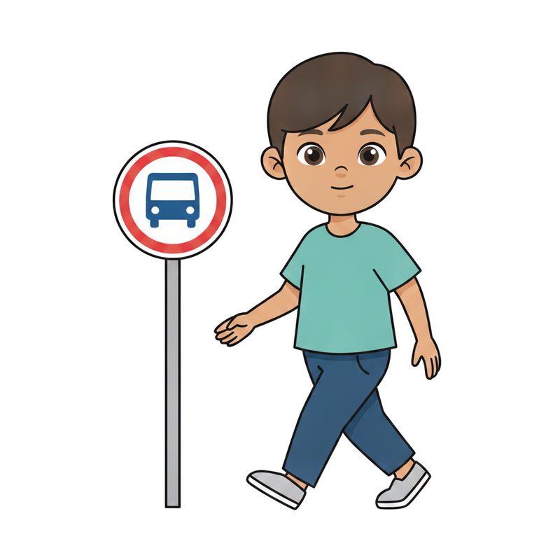 Ir para o ponto de ônibus
