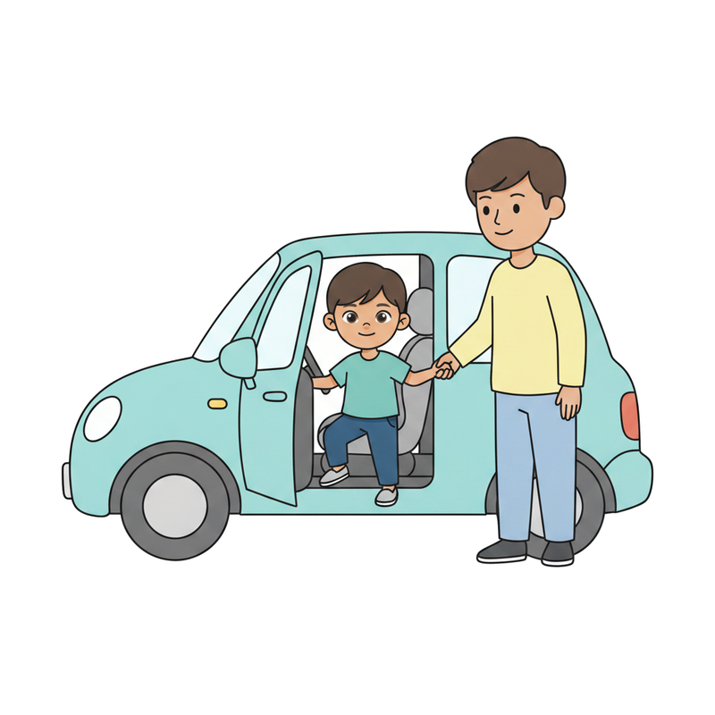 Get out of the car