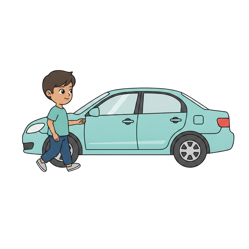 Go to the car