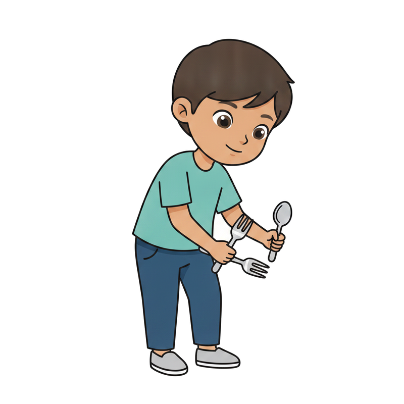 Poner los cubiertos