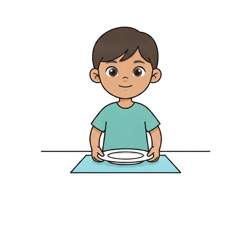 Poner un plato