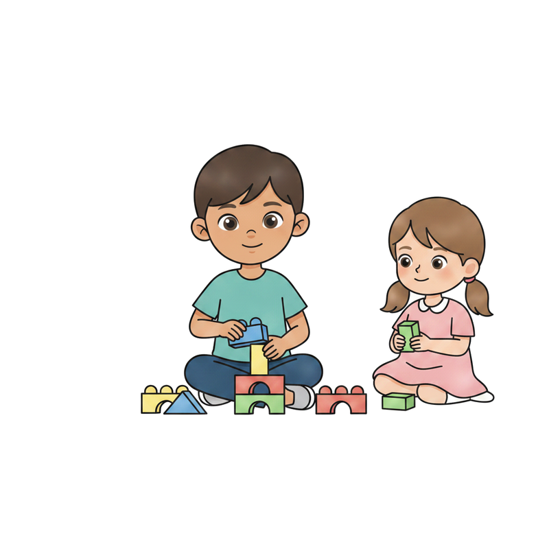 Play together with toys