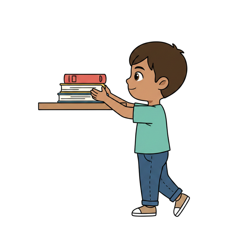 Guardar os livros
