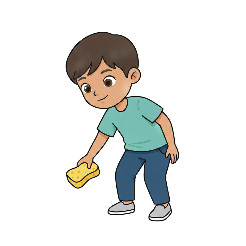 Get a sponge