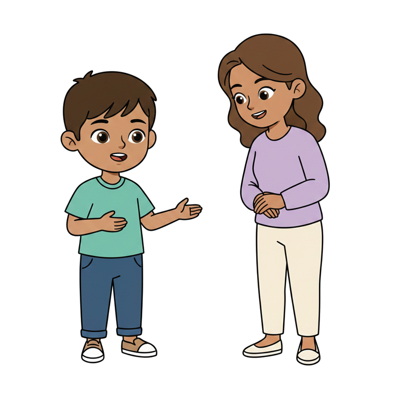 Falar sobre o que sente