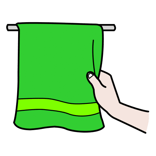 Dry with a towel