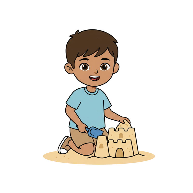 Play in the sand