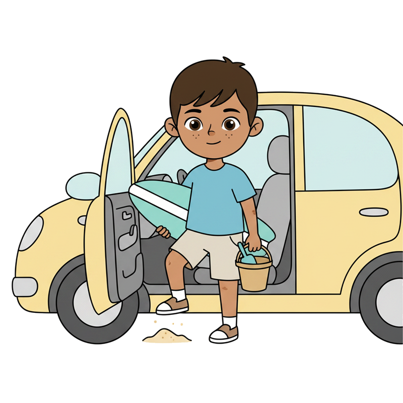 Go home from the beach