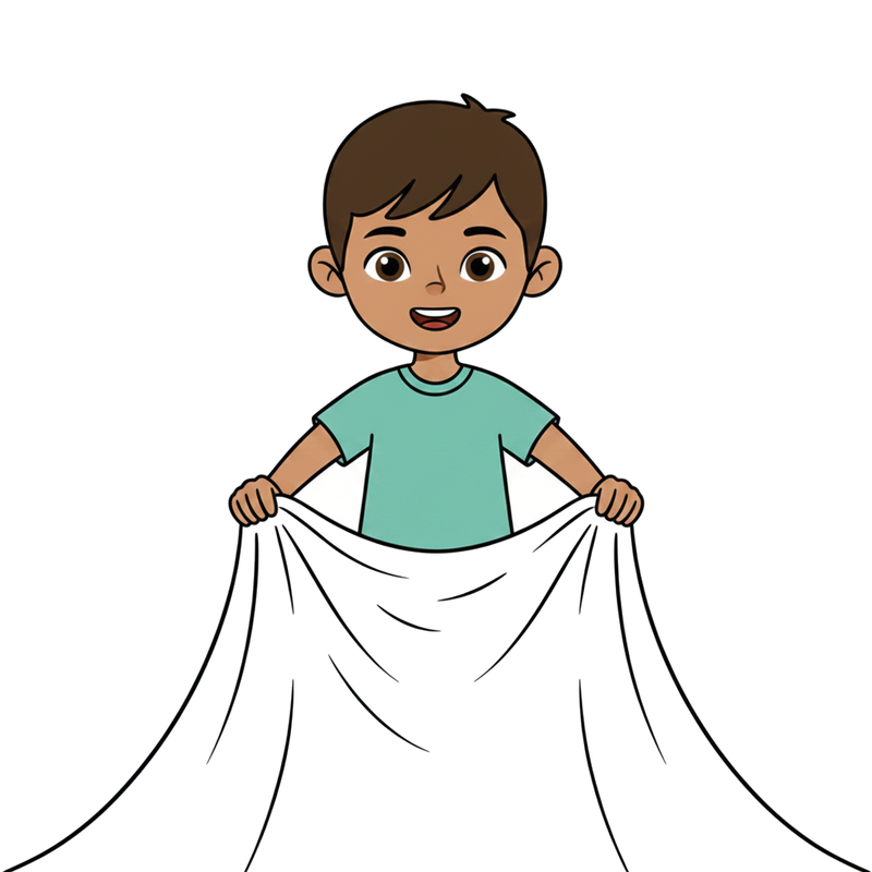 Making the bed