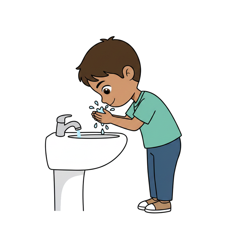 Wash your face