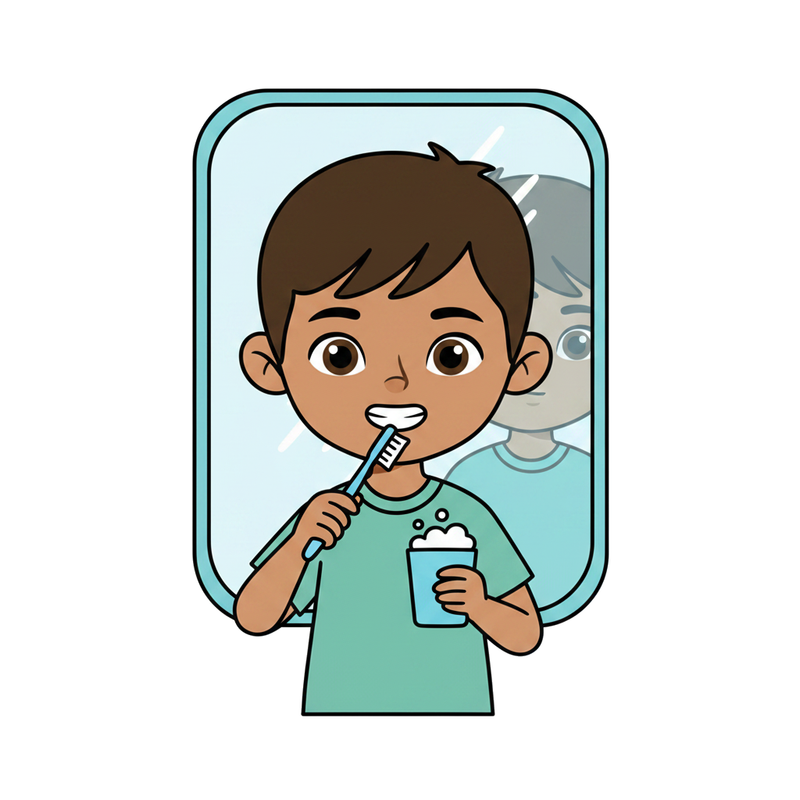 Brush your teeth